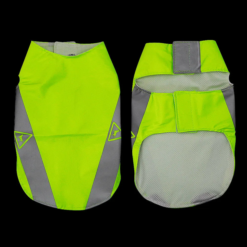 Dog Reflective Safety Harness Body Covering Clothing High Strength Pet Reflective Vest