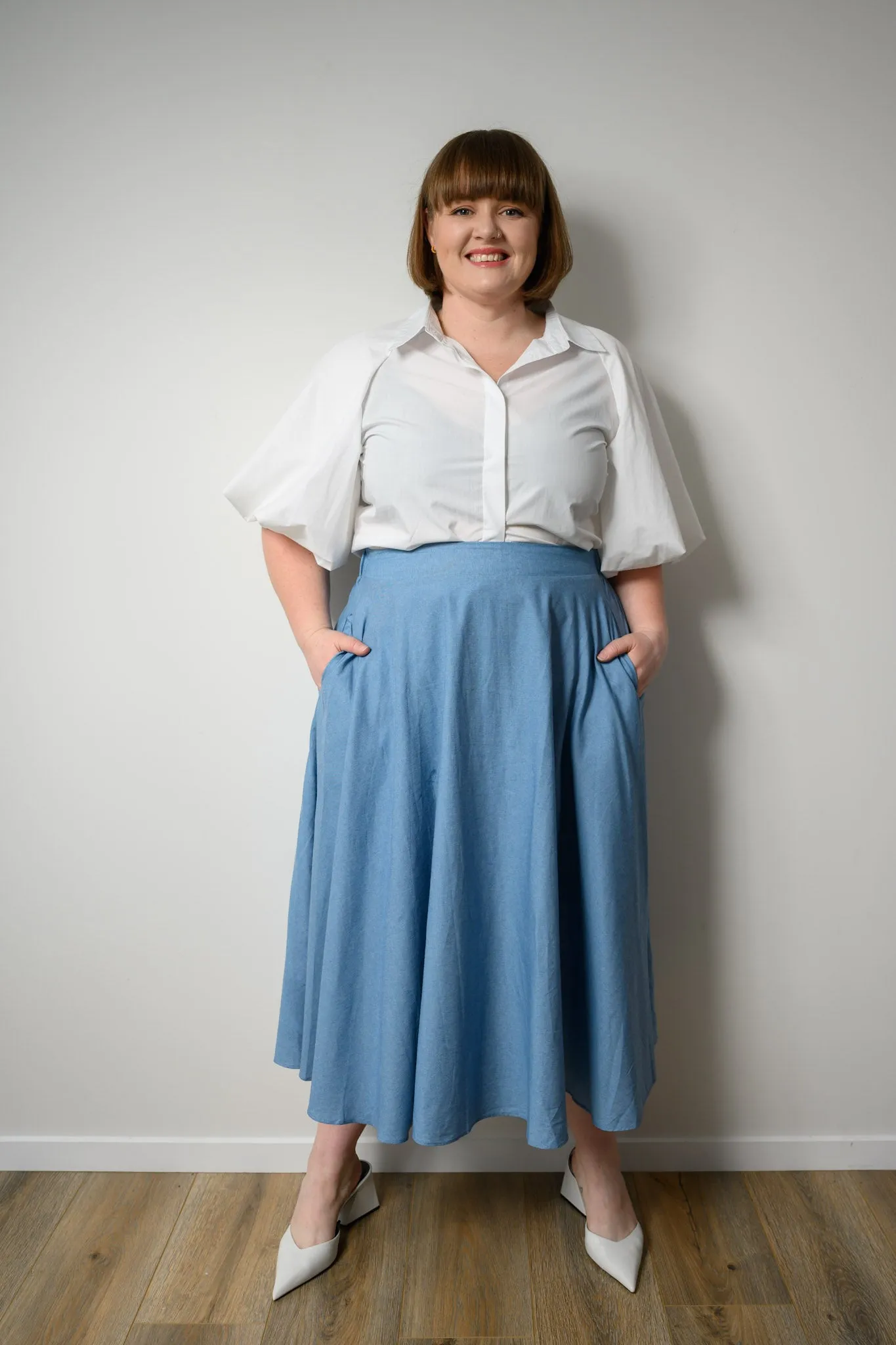 Donna skirt - chambray denim