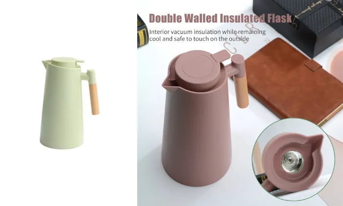 Double Walled Vacuum Coffee Pot