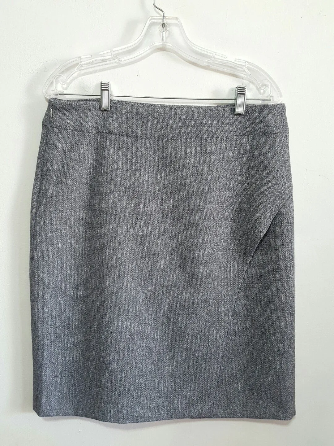 Ellie Kai Gray Tweed Pencil Skirt sz. 12