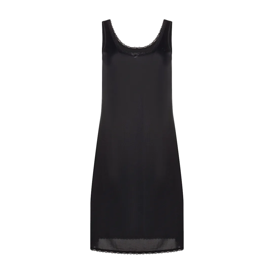 FK400 - full slip with tiny lace edge, nylon