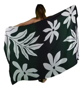 Floral Sarong | Black Sarong | Sarong Cover up | Pareo