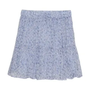 Floral Skirt - Blue