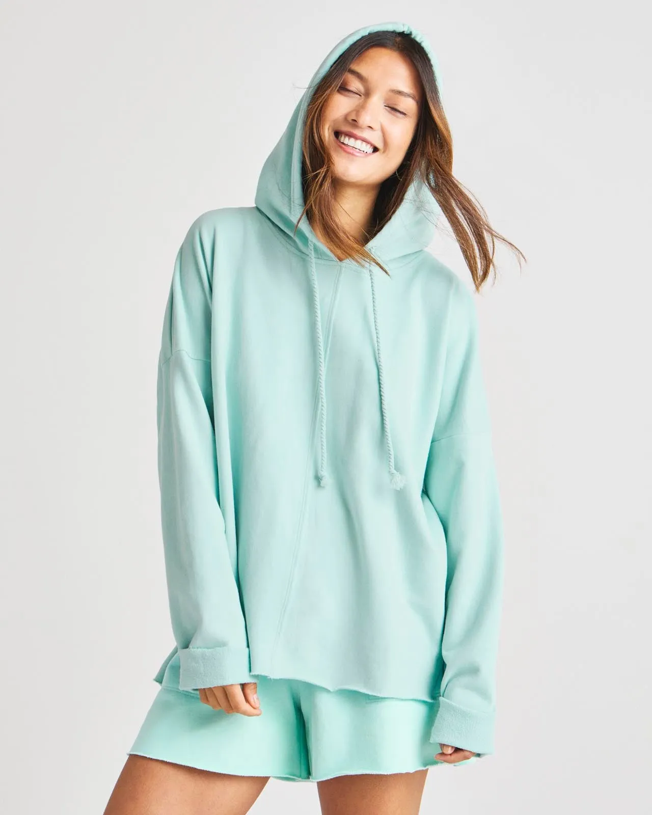 French Terry Beach Hooded Pullover