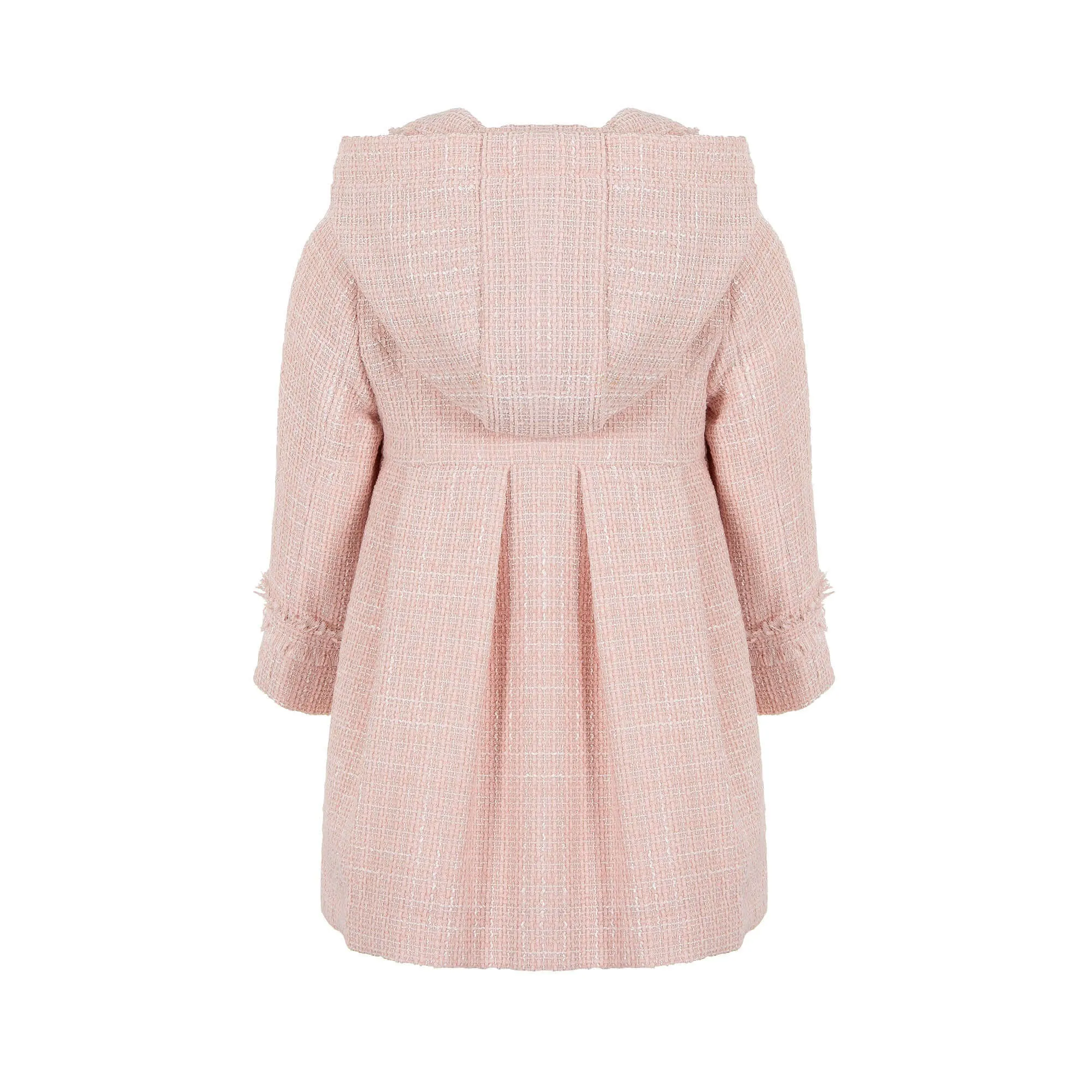 Girls Pink Overcoat