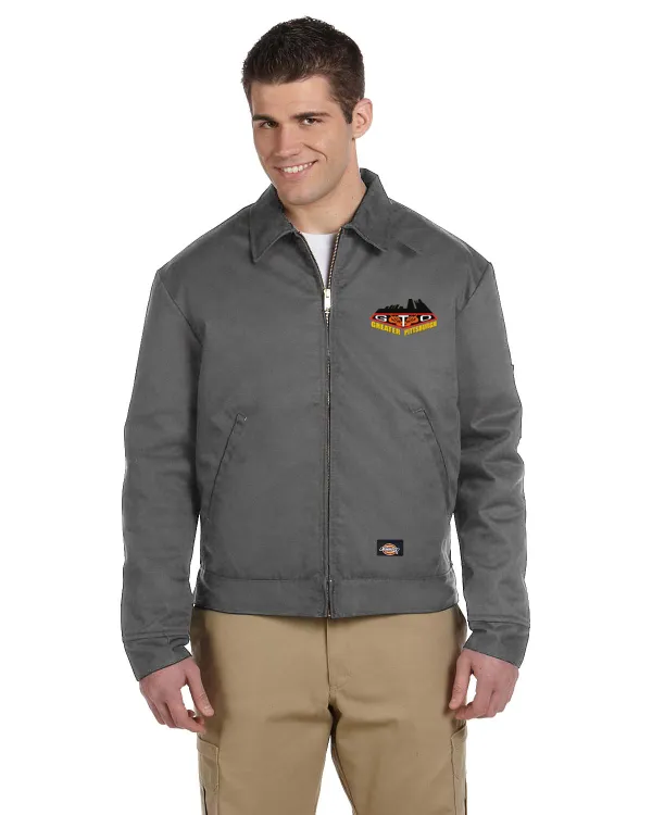 GREATER PITTSBURGH GTO CLUB Embroidered Dickies Eisenhower Lined Mechanics Jacket