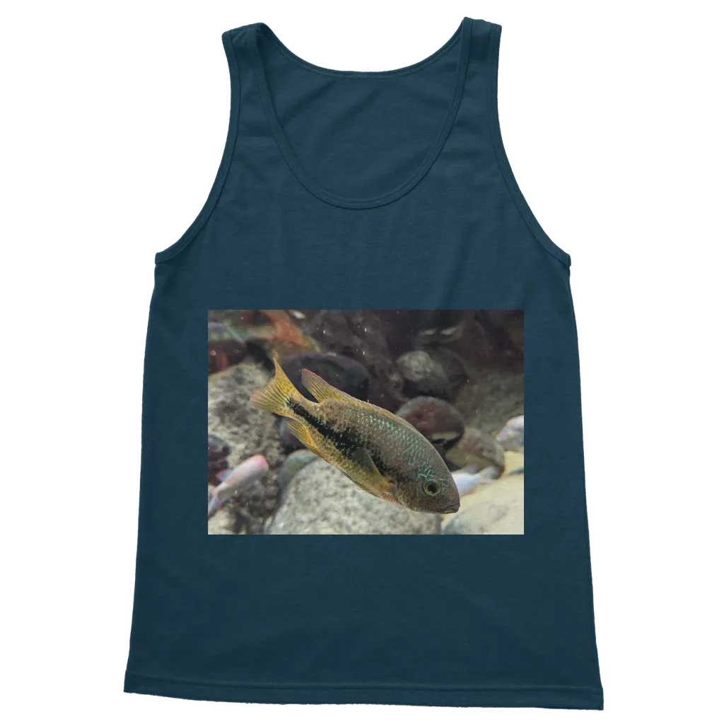 Green Orange Fish Classic Adult Vest Top