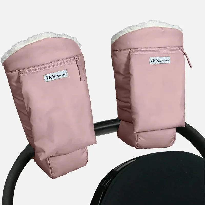 >7 A.M. Enfant Warmmuffs - OSLO CLOUD Ash Rose