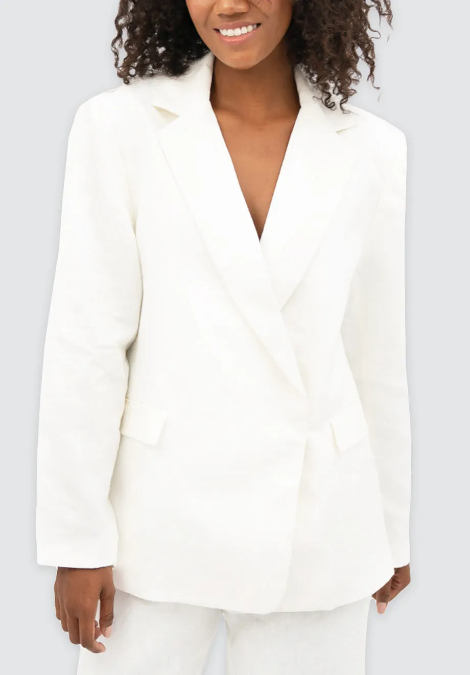 Havana HAV - Oversized Blazer | Porcelain