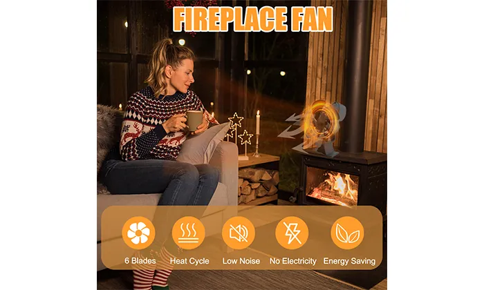 Heat Powered Wood Stove Fan