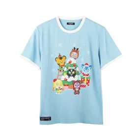 HOLIDAY TEDDY COZY RINGER TEE