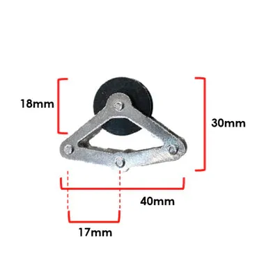 Hunt Master Speargun Parts - Stainless Steel Pulley - Single