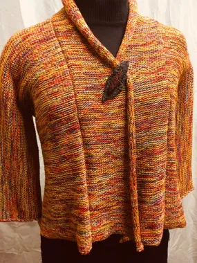 Jacket - Multi Yarn Jacket "Sunset Skies"