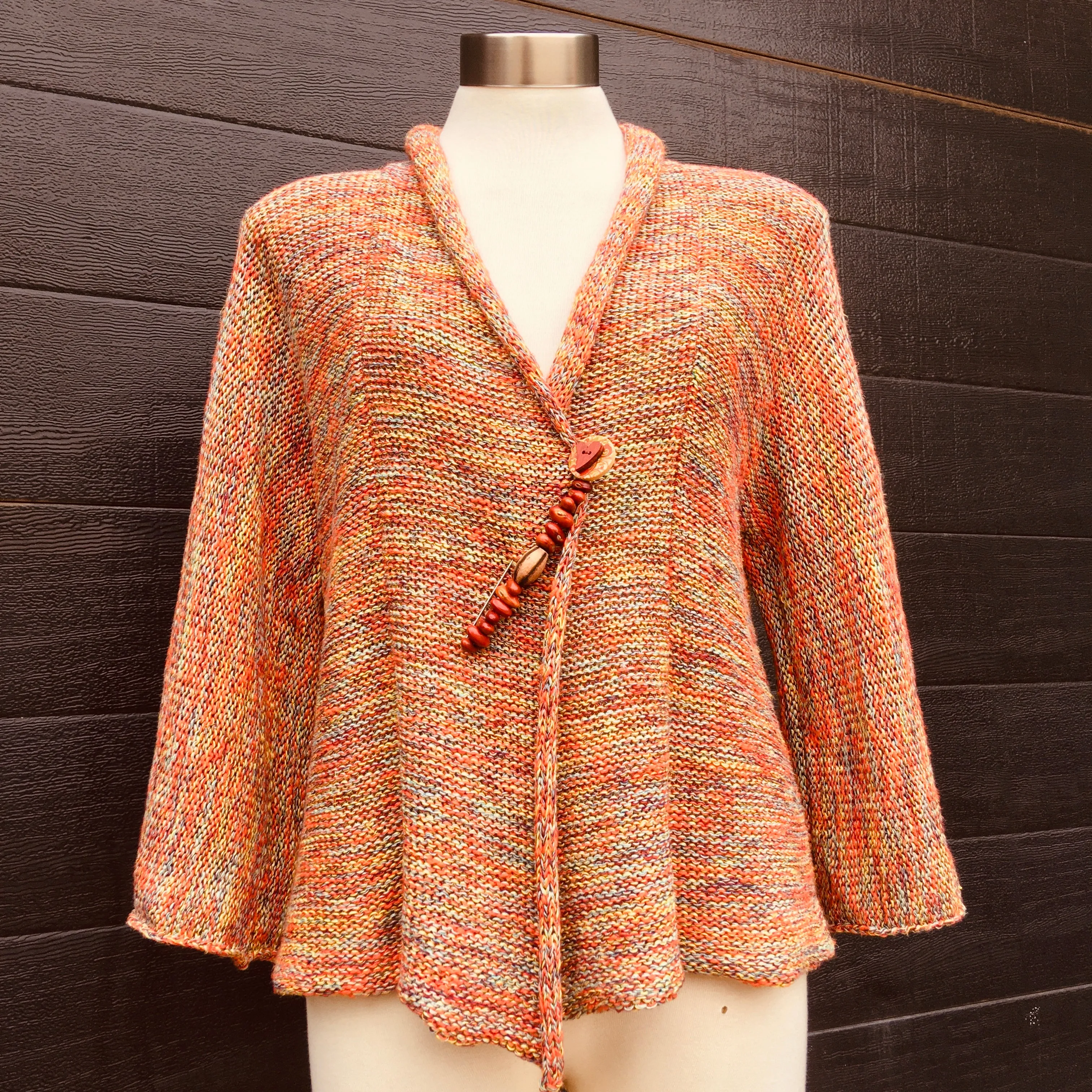 Jacket - Multi Yarn Jacket "Sunset Skies"