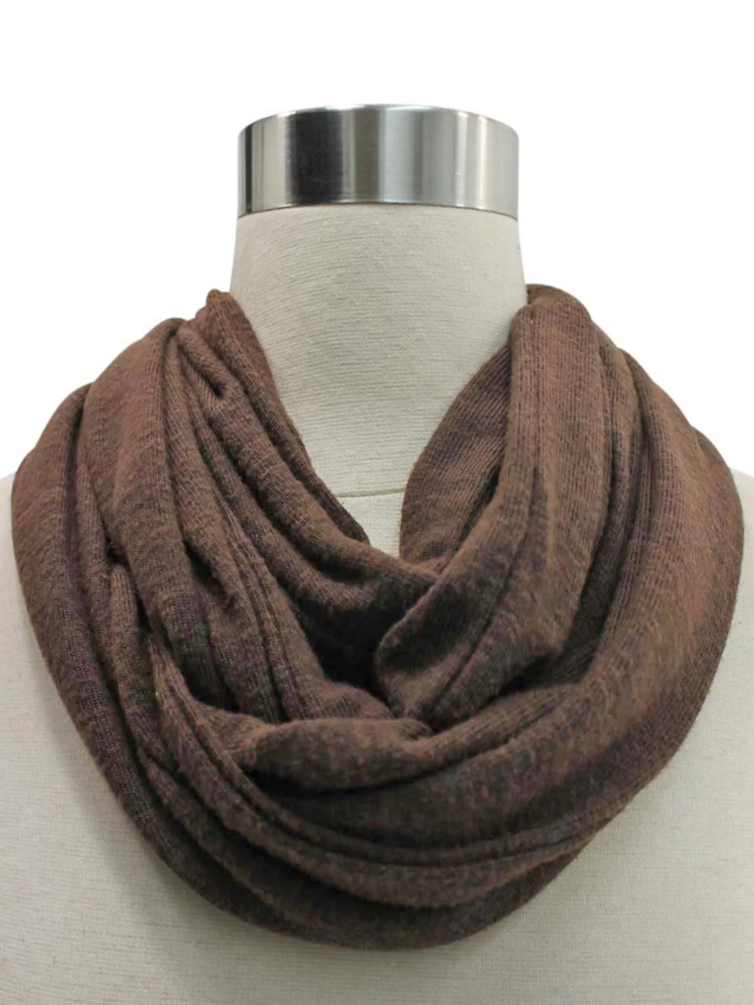 Jersey Knit Circle Infinity Loop Scarf