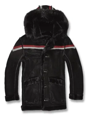 Jordan Craig-Shearling Jacket-Black-91380