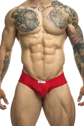 JUSTIN SIMON XSJ22 Cheek Briefs Color Red