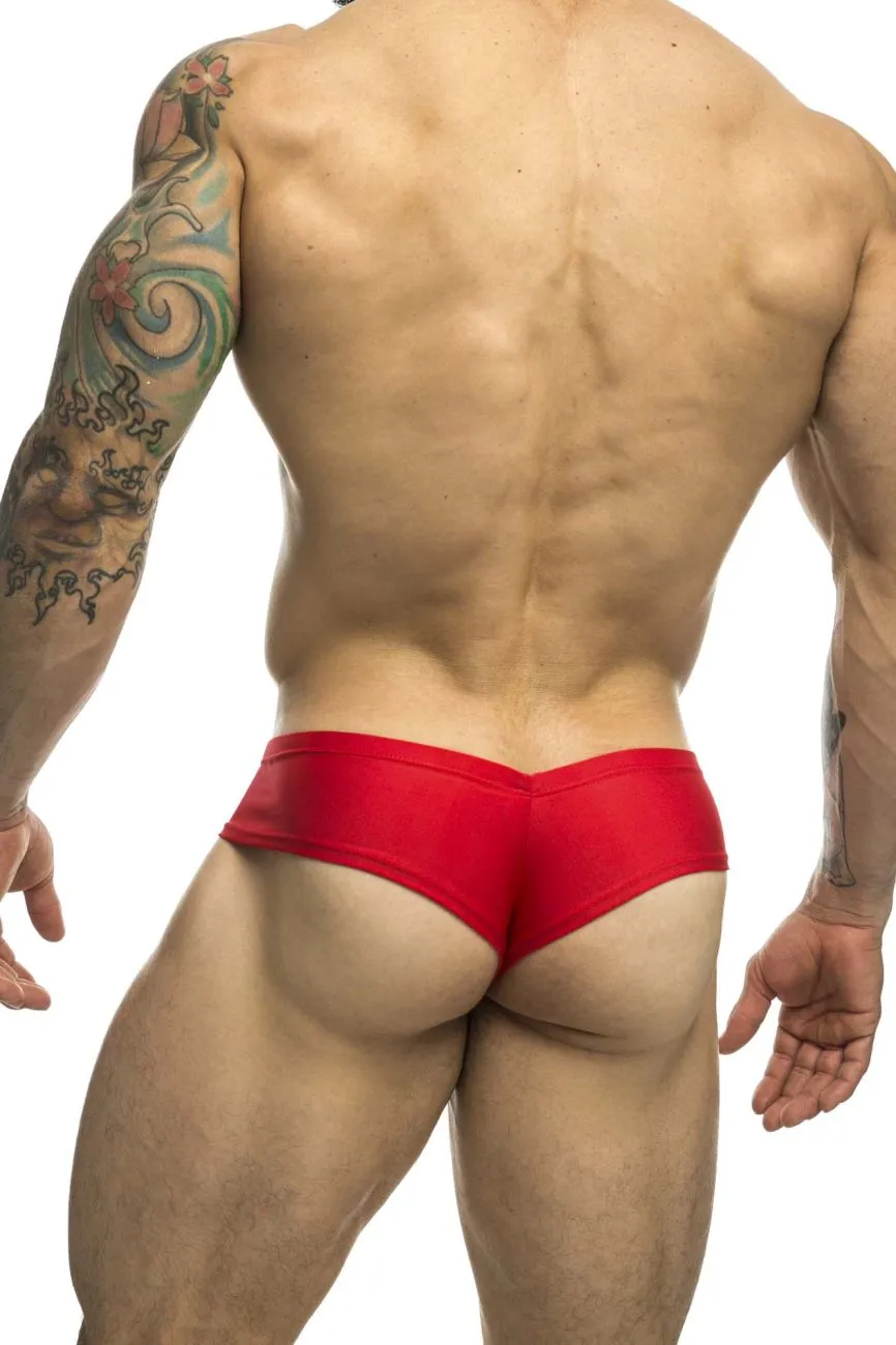 JUSTIN SIMON XSJ22 Cheek Briefs Color Red