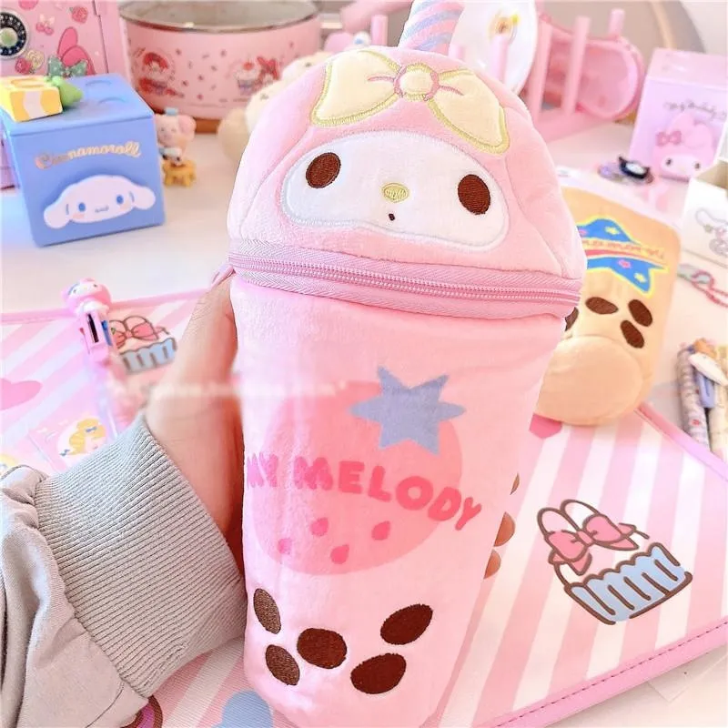 Kawaii Bubble Tea Pencil Cases