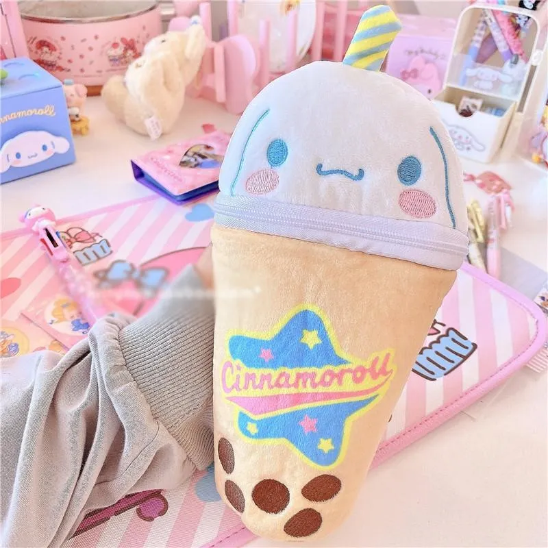 Kawaii Bubble Tea Pencil Cases