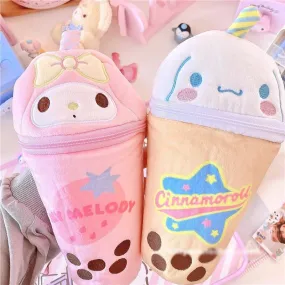 Kawaii Bubble Tea Pencil Cases