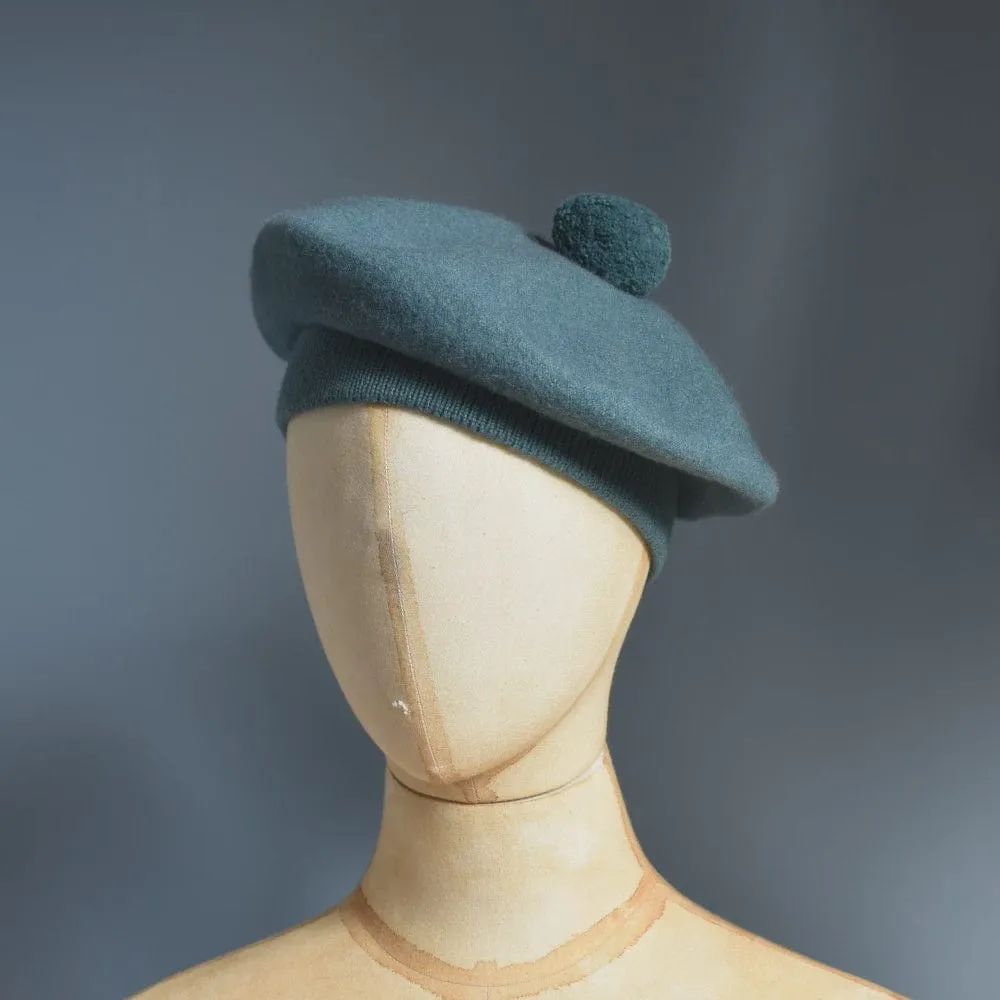 Lambswool Tam Beret | Teal