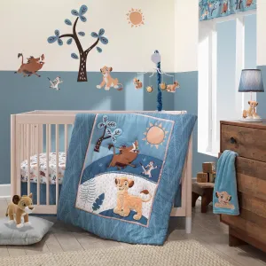 Lion King Adventure 3-Piece Baby Crib Bedding Set