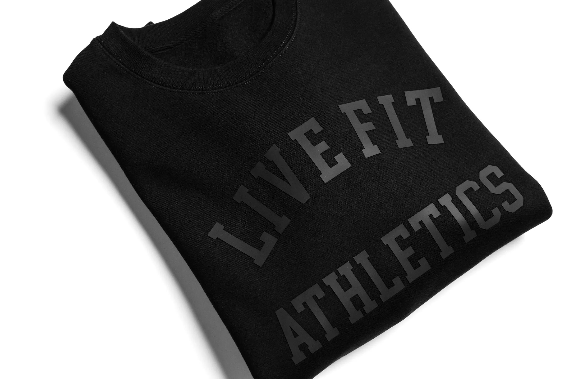 Livefit Athletics Crewneck - Black