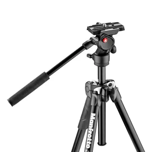 Manfrotto MK290LTA3-V 290 Light Aluminium Tripod with Befree Live Fluid Video Head Kit