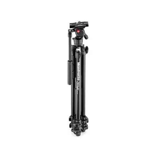 Manfrotto MK290LTA3-V 290 Light Aluminium Tripod with Befree Live Fluid Video Head Kit