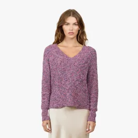 MARLED SHAKER V-NECK SWEATER