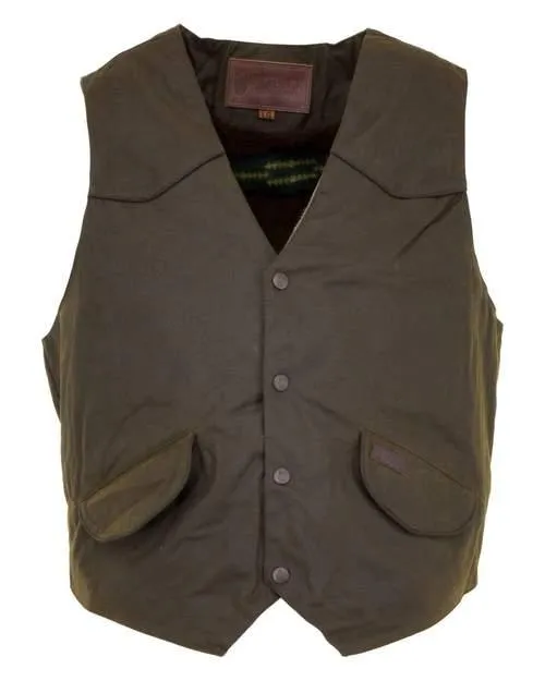 Men's Cliffdweller Waterproof Button Down Oilskin Vest 2155