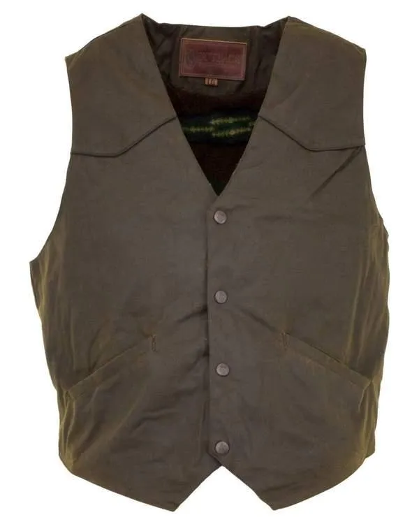 Men's Cliffdweller Waterproof Button Down Oilskin Vest 2155