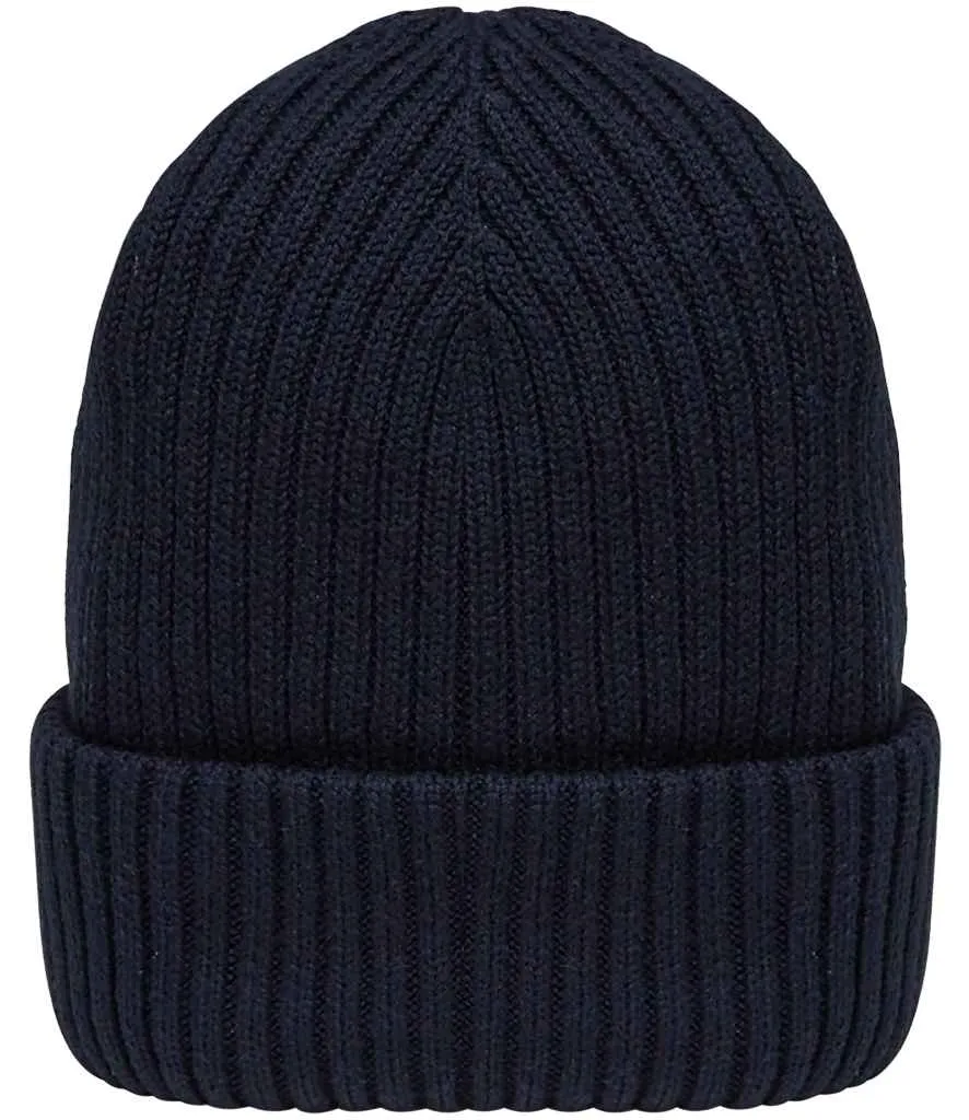 Native Spirit Wide Cuffed Beanie | Navy