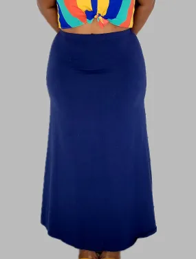 Navy Seal Maxi Skirt