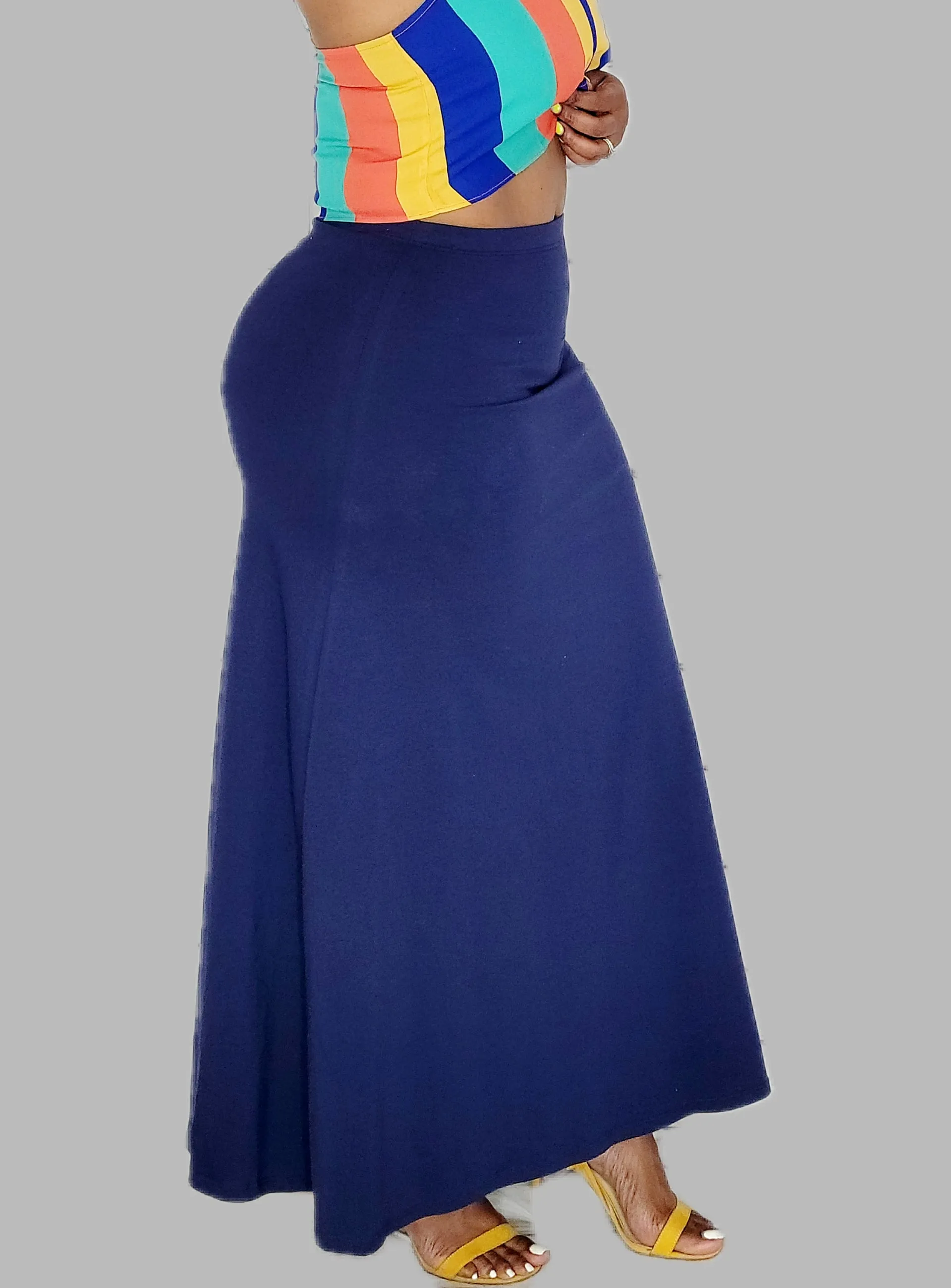 Navy Seal Maxi Skirt