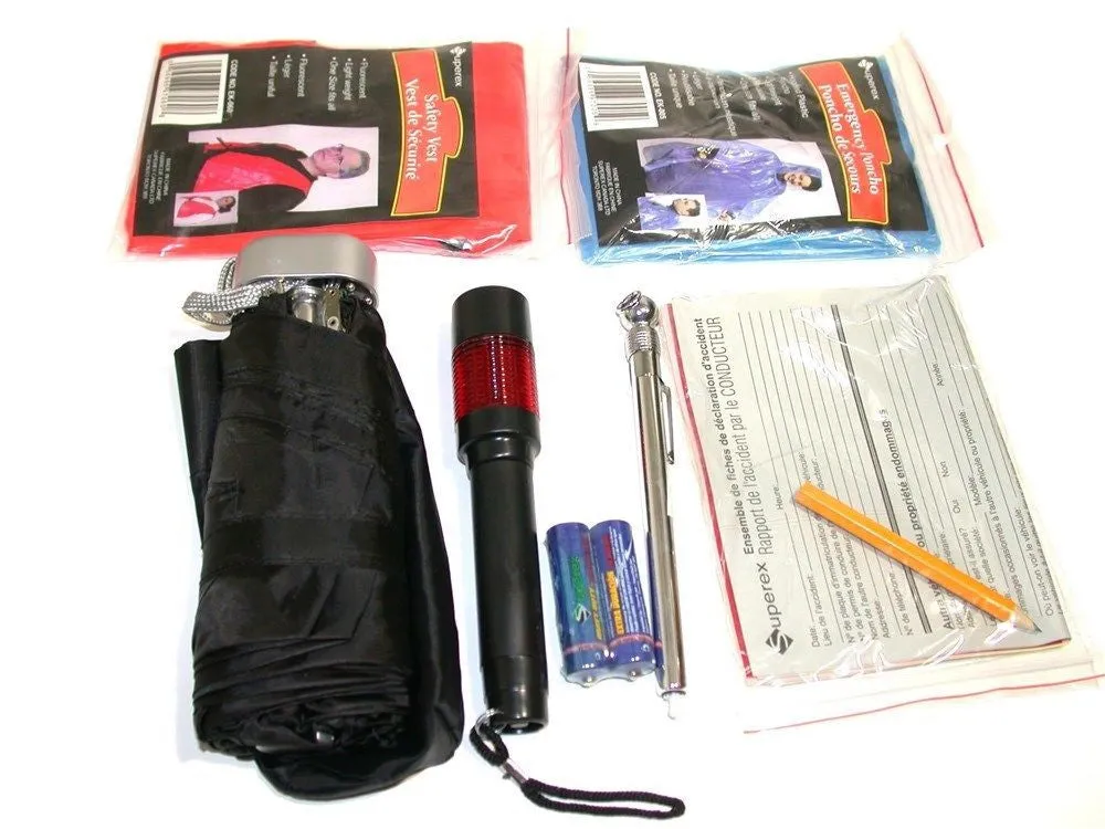 NEW SUPEREX INTERSECTIONS GLOVE COMPARTMENT EMERGENCY KIT 99-917B