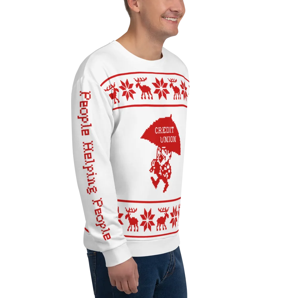 NEW Umbrella Man Holiday Sweatshirt