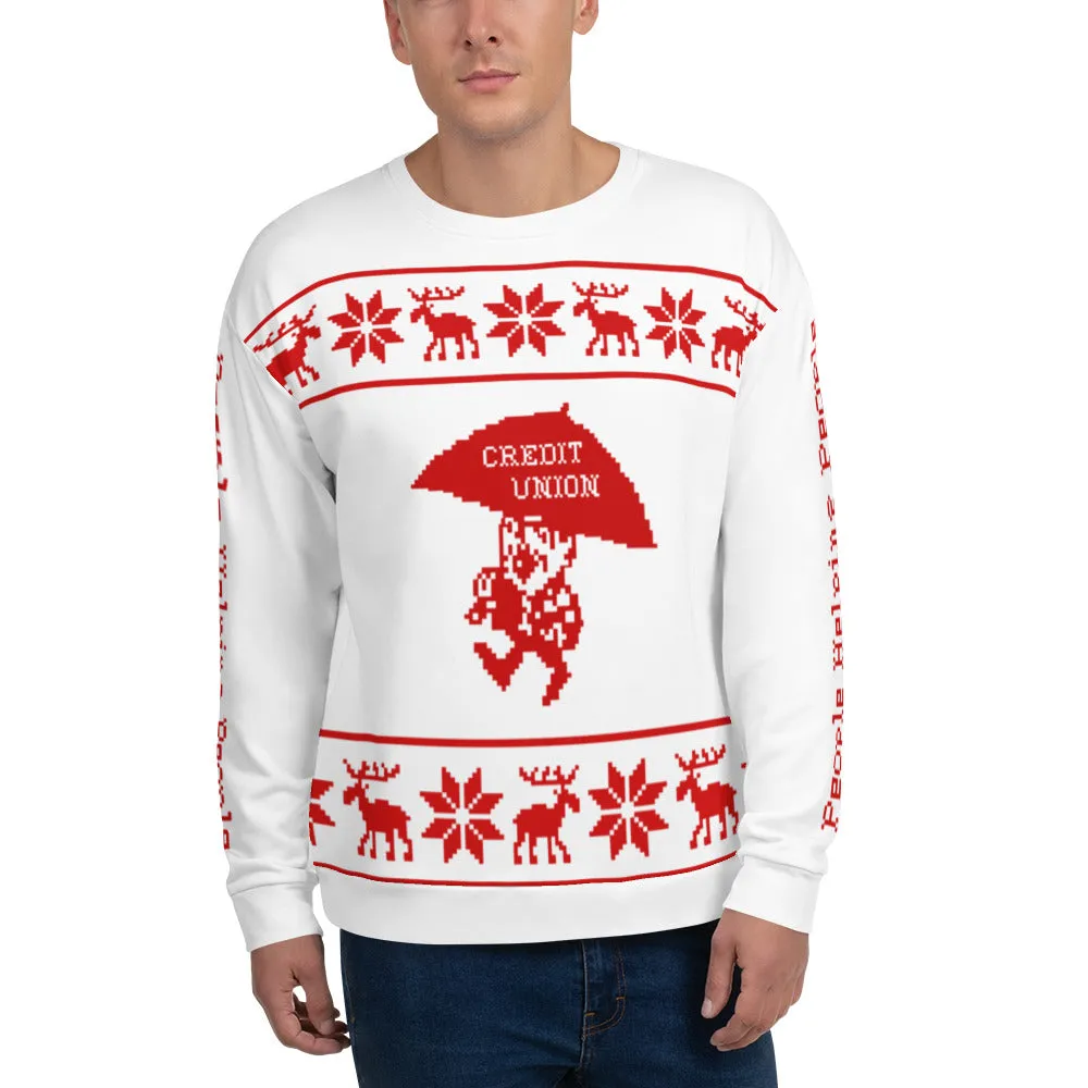 NEW Umbrella Man Holiday Sweatshirt