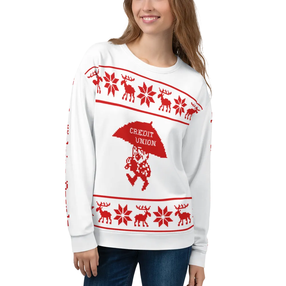 NEW Umbrella Man Holiday Sweatshirt