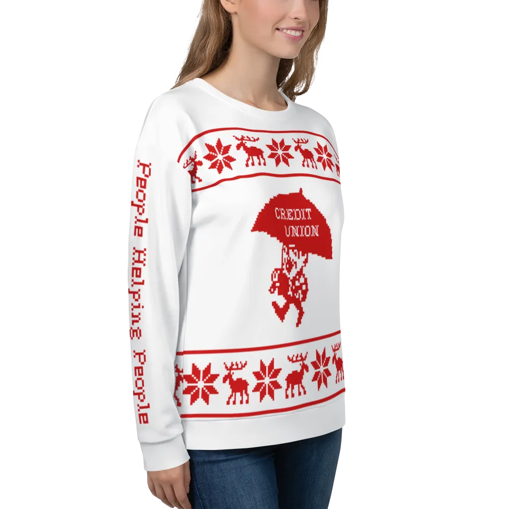 NEW Umbrella Man Holiday Sweatshirt