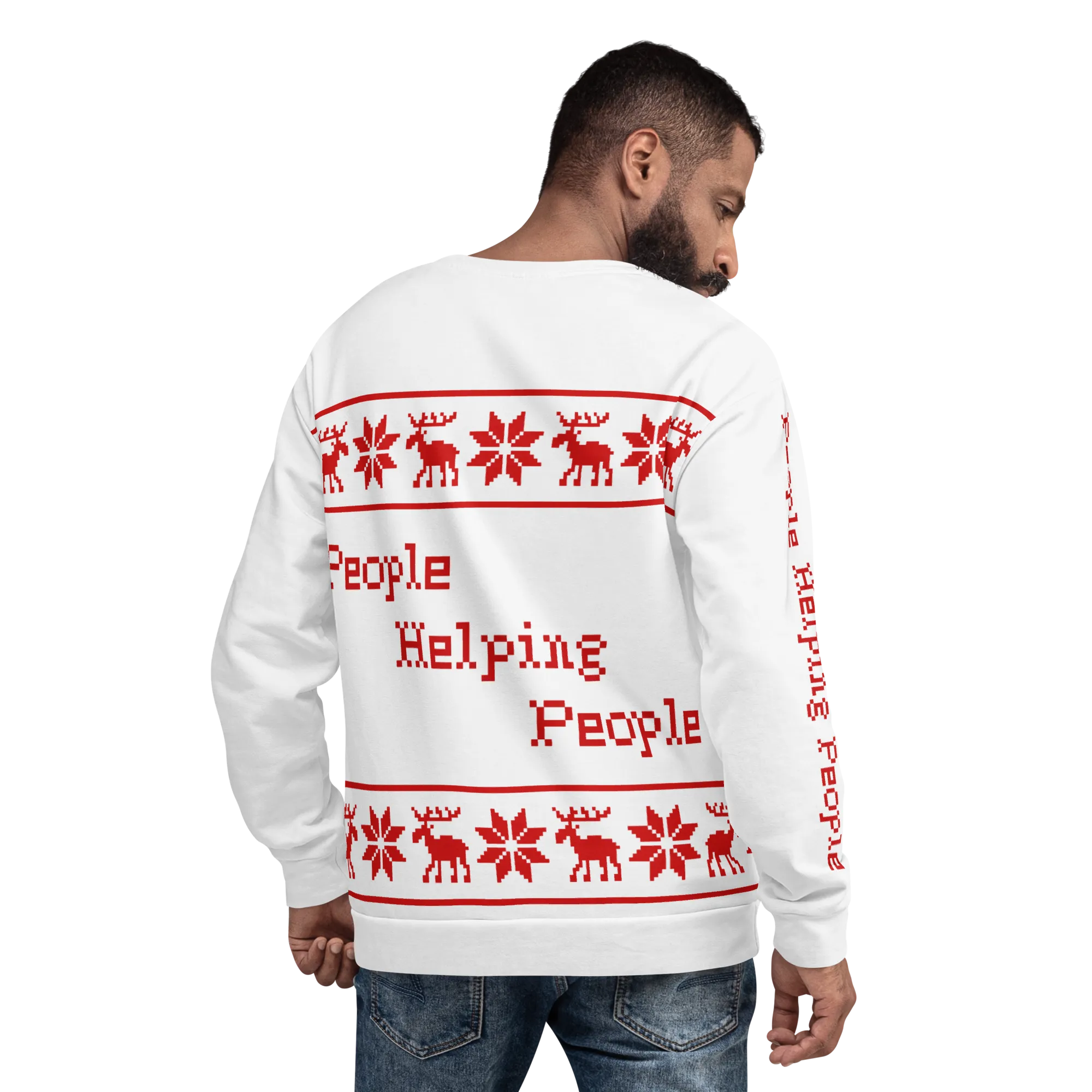 NEW Umbrella Man Holiday Sweatshirt