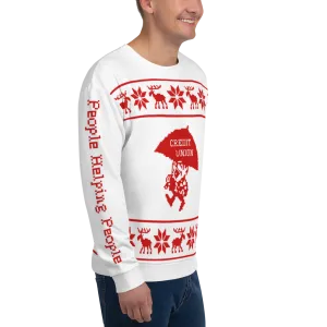 NEW Umbrella Man Holiday Sweatshirt