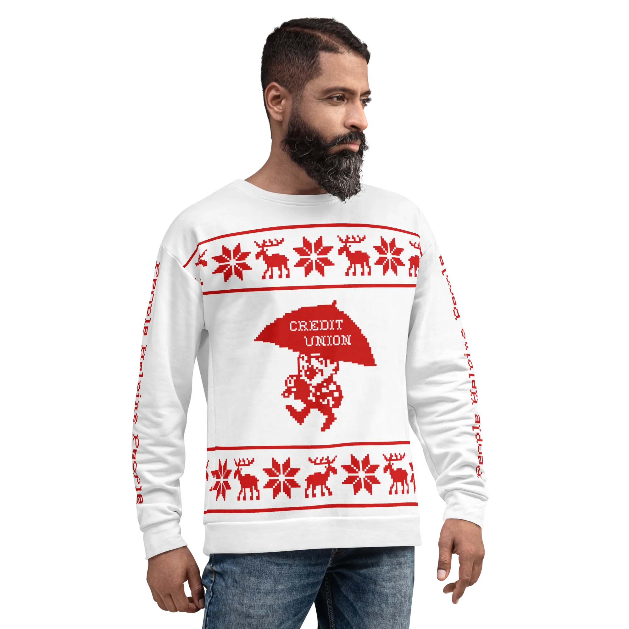 NEW Umbrella Man Holiday Sweatshirt