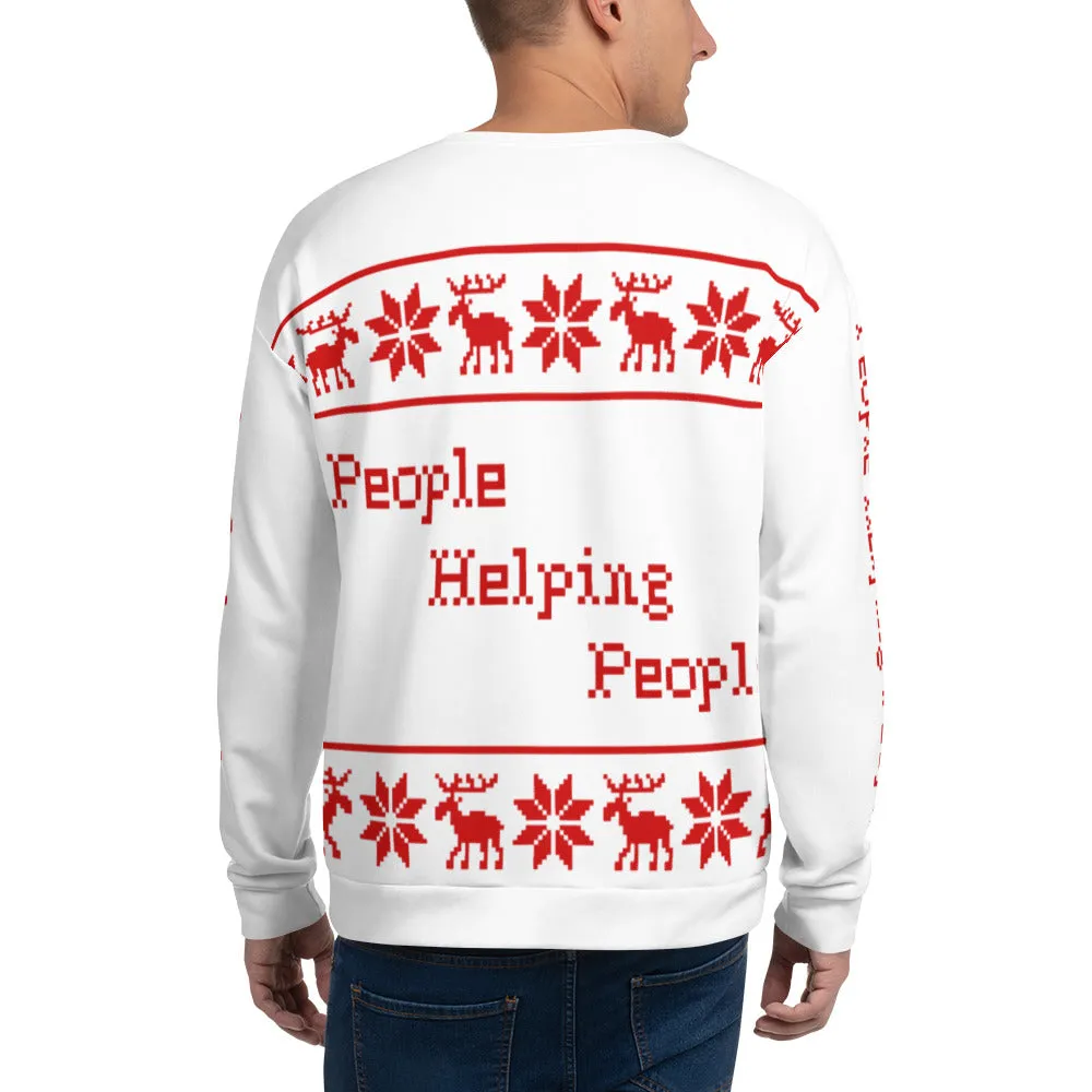 NEW Umbrella Man Holiday Sweatshirt