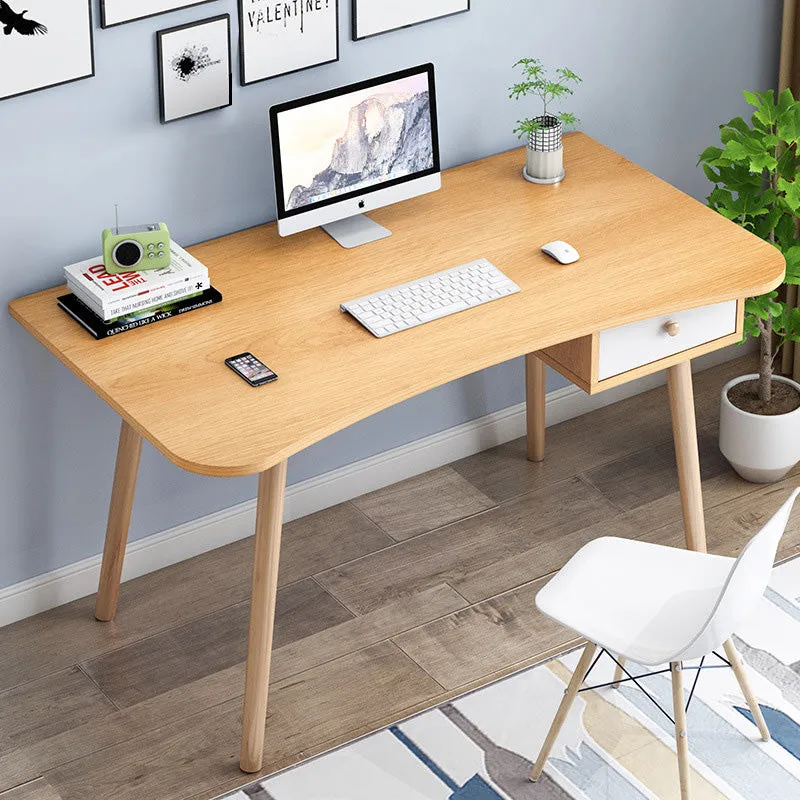 Nordic Office Bedroom Computer Desk-Maple Color 120 CM