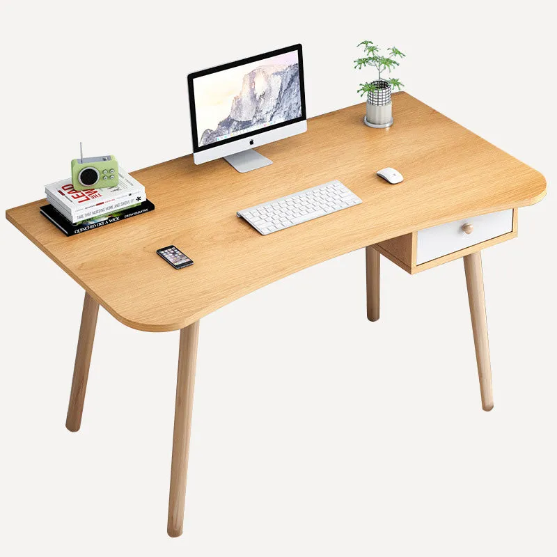 Nordic Office Bedroom Computer Desk-Maple Color 120 CM