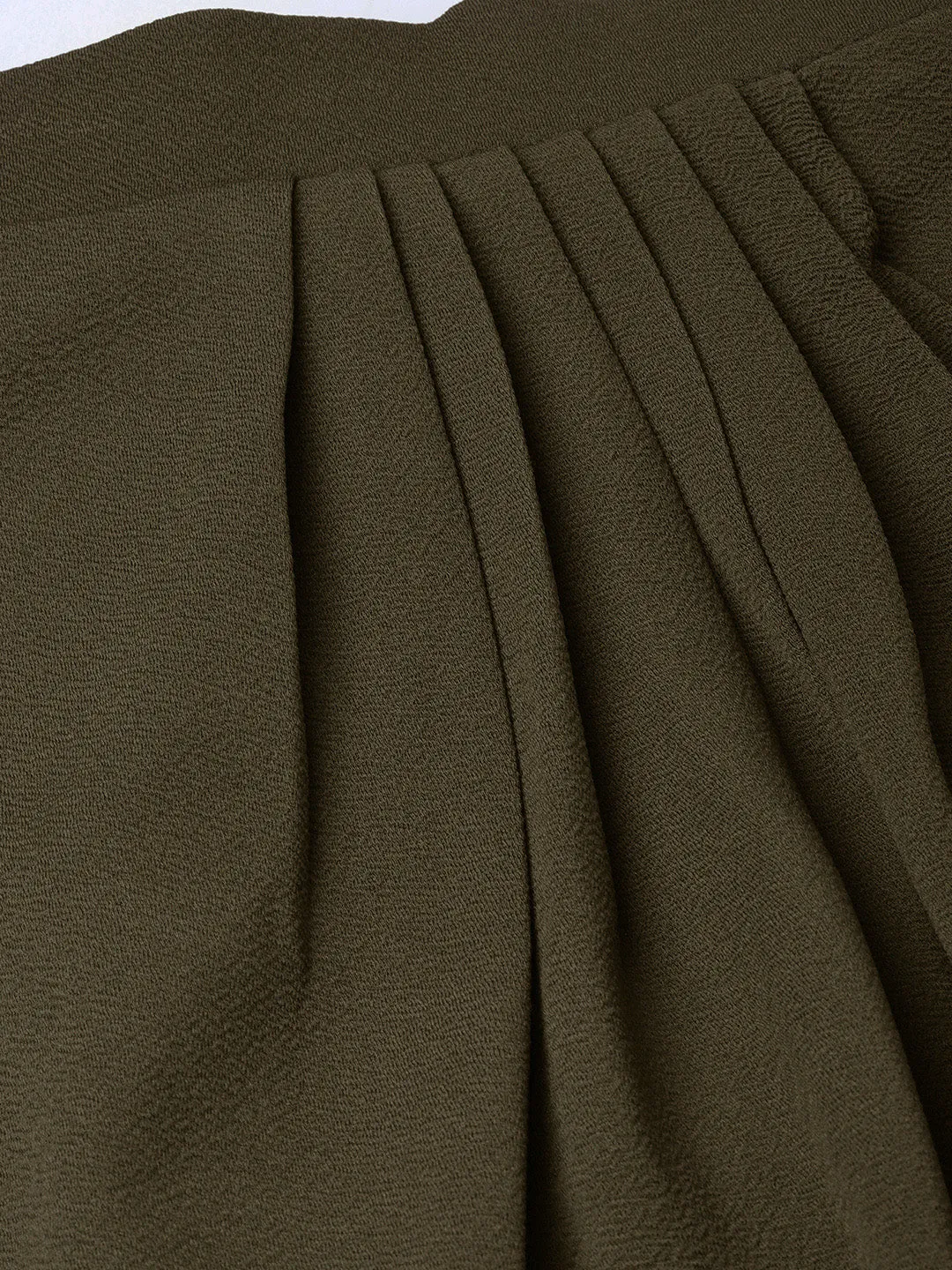 Olive Tulip Skirt