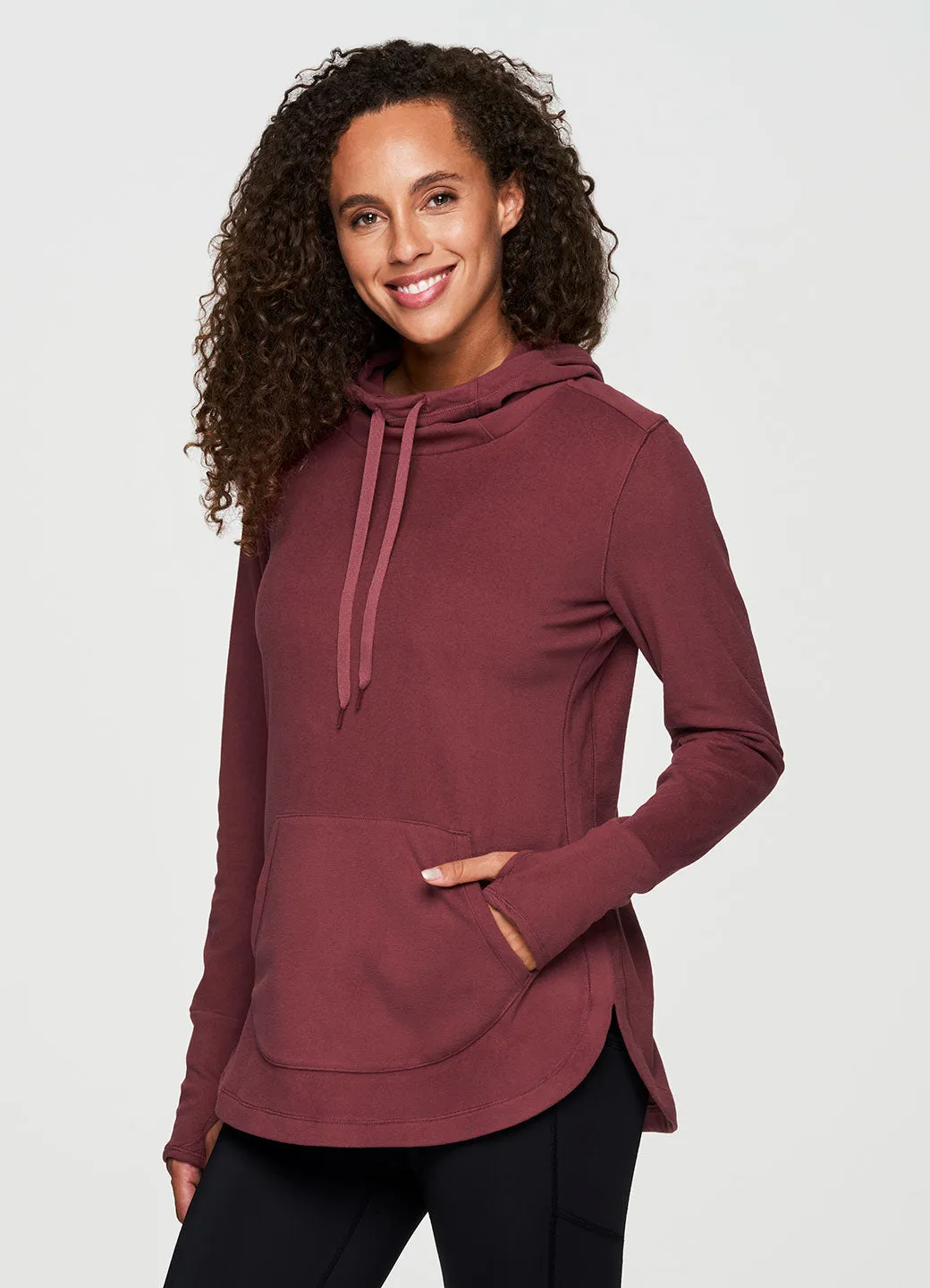 Oliver Plush Hoodie Tunic Sweatshirt