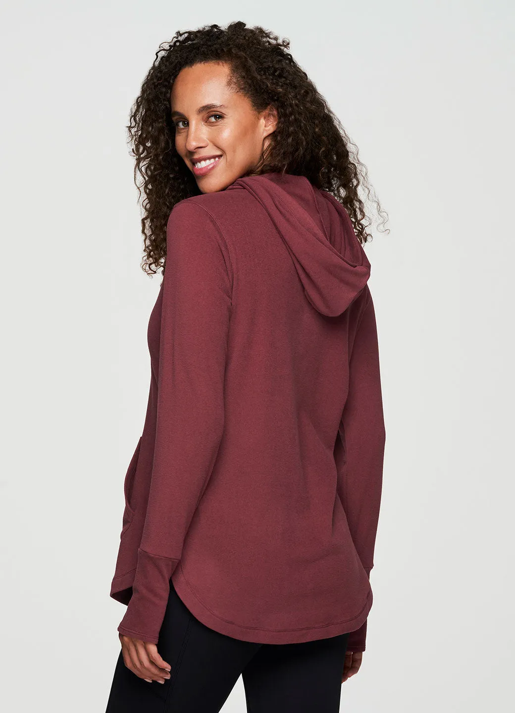 Oliver Plush Hoodie Tunic Sweatshirt